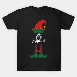 The Elf Squad Matching Family Group Christmas Party Pajama T-Shirt